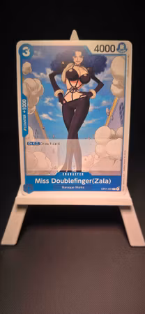 Miss Doublefinger (Zala) | OP01-080 | Blue UC/C | Baroque Works