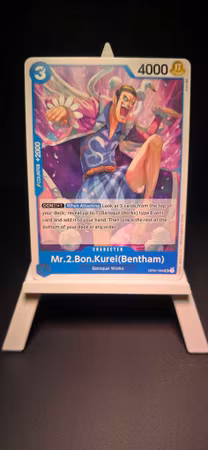 Mr.2 Bon.Kurei (Bentham) | OP01-084 | Blue UC/C | Baroque Works