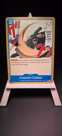 Crescent Cutlass | OP01-089 | Blue Event | The Seven Warlords of the Sea/Baroque Works