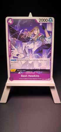 Basil Hawkins | OP01-107 | Purple UC/C | Animal Kingdom Pirates/Hawkins Pirates