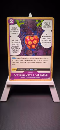Artificial Devil Fruit SMILE | OP01-116 | Purple UC/C | Animal Kingdom Pirates/SMILE