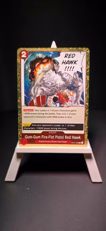 Gum-Gum Fire-Fist Pistol Red Hawk | OP01-026 | Red Rare | Supernovas/Straw Hat Crew
