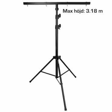 Ljusstativ med T-bom (30kg)
