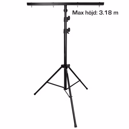 Ljusstativ med T-bom (30kg)