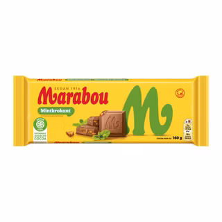 Marabou Mintkrokant 160g