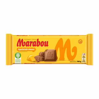 Marabou Apelsinkrokant 160g