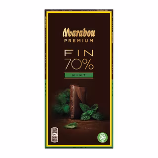 Marabou Premium Fin 70% Mint 100g