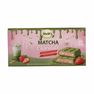 MeM's Matcha Chocolate Strawberry Cream 100g