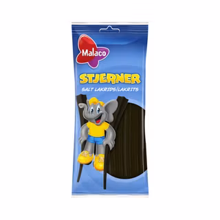 Malaco Stjärnor Salt 92g