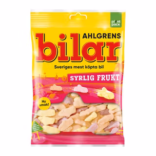 Ahlgrens Bilar Syrlig Frukt 100g