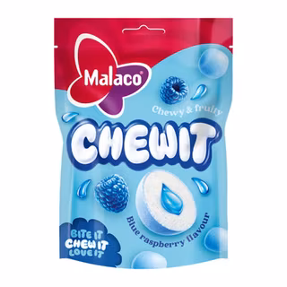 Malaco Chewit Blue Raspberry 115g
