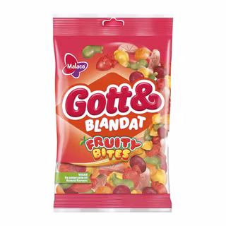 Gott&Blandat Fruity Bites 130g