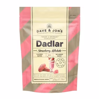 Dave & Jon's Strawberry Milkshake 125g