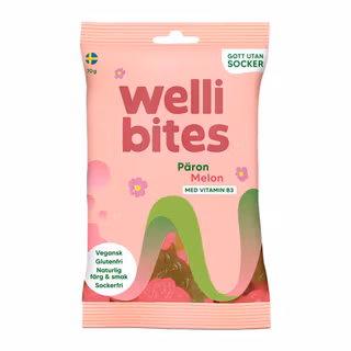 Wellibites Päron & Melon 70g