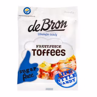 Gräddkola Frukt Sockerfri 90g