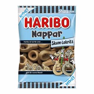 Nappar Skum Lakrits 120g