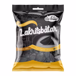 Aroma Lakritsbåtar 125g