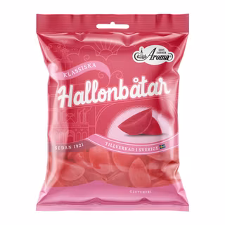 Aroma Hallonbåtar 125g