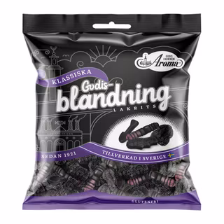 Godisblandning Lakrits 115g