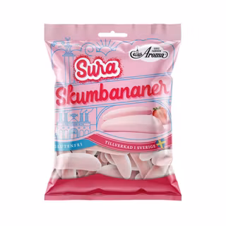 Sura Skumbananer Jordgubb 95g