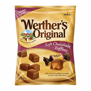 Werthers Original Soft Chocolate Toffee 120g