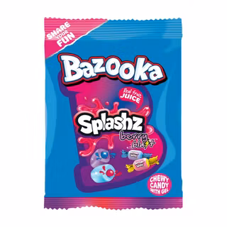 Bazooka Splashz Berry 120g