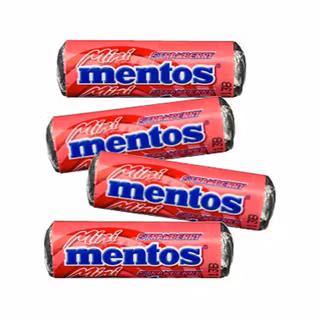 Mini Mentos Jordgubb 4kg
