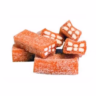 Tegelsten Sockrad Jordgubb 1kg