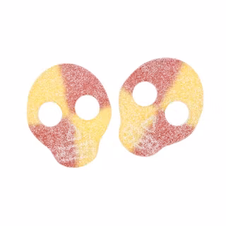 Sour Lemon Raspberry Skull 4K