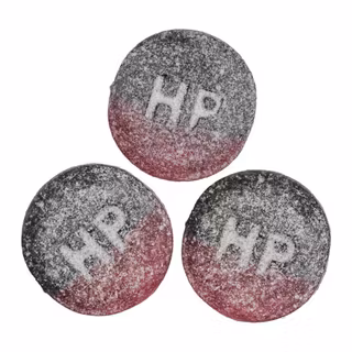 Supersalta Hårda Puckar Hallon Lakrits 3,5kg