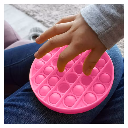 2-pack Pop It Fidget Toy Rund CE Godkänd