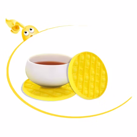 2-pack Pop It Fidget Toy Rund CE Godkänd