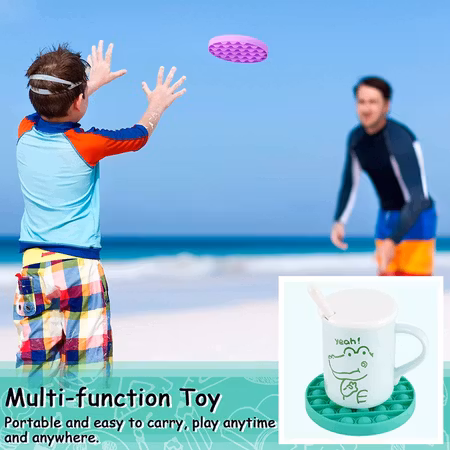 2-pack Pop It Fidget Toy Rund CE Godkänd