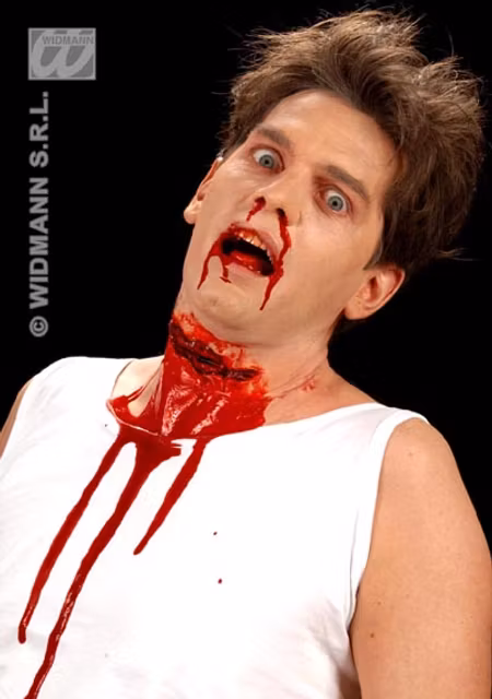 Avskuren hals Halloweensmink