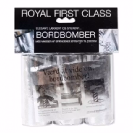 Bordsbomb 3-pack fylld med konfetti