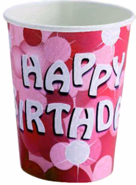 Happy Birthday muggar 8-pack