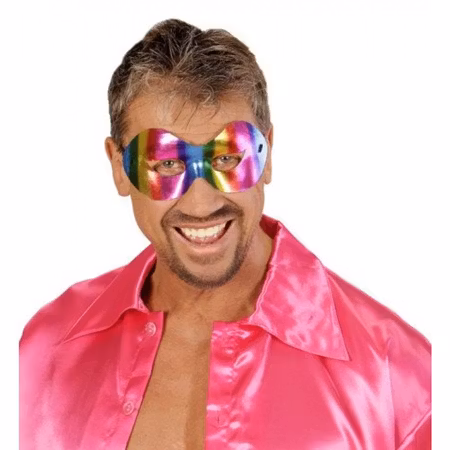 Ögonmask multifärgad Maskerad Pride