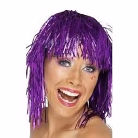 Glitter Peruk 7 färger
