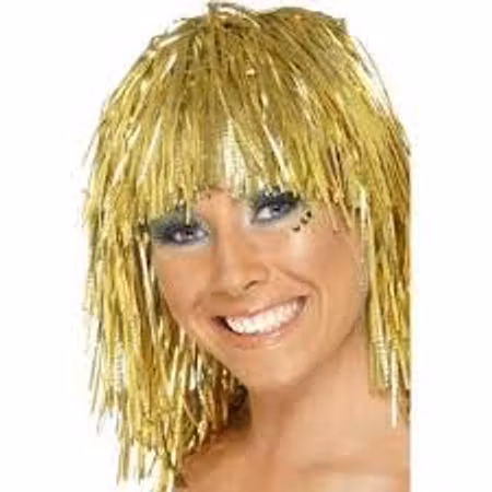 Glitter Peruk 7 färger
