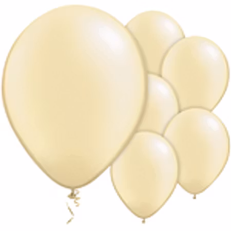 Pearl Ivory latex ballonger 6-pack