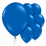Mörkblå latex ballonger 6-Pack
