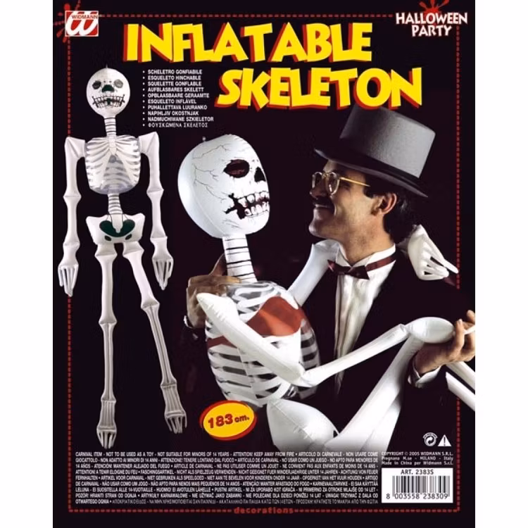 Uppblåsbar Skelett Halloween
