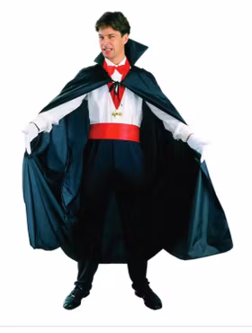 Draculacape Vampyrcape Cape vuxen Maskeradkläder Halloween