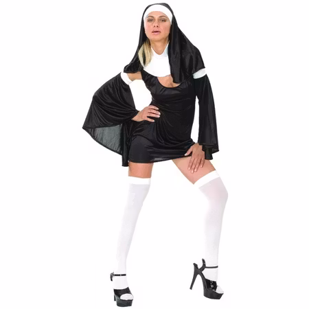 Sexig nunna Maskeraddräkt