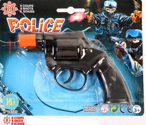 Pistol, 8 skott Maskerad