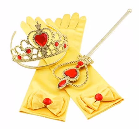 Gult Prinsess set