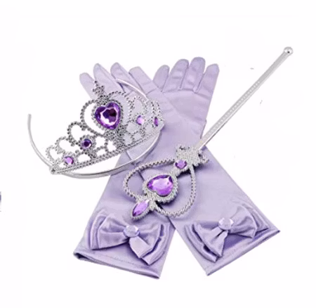 Lila Prinsess set