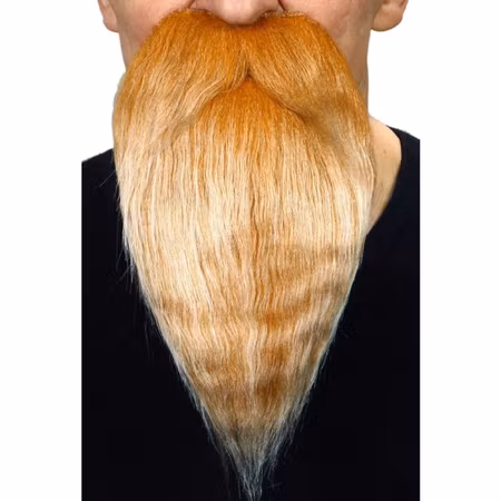 Långt Skägg med Mustasch Blond