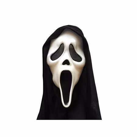 Scream Mask Maskerad Halloween LICENSED, Original Scream mask till halloween