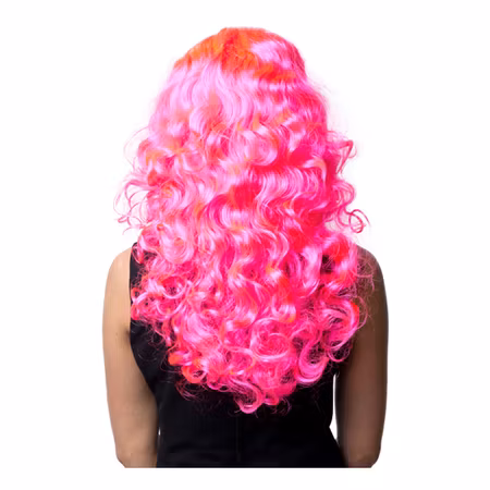 Rosa Lång Jessica Peruk Maskerad Halloween